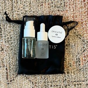 Epicutis Lipid Serum & Hyvia Crème and oil cleanser